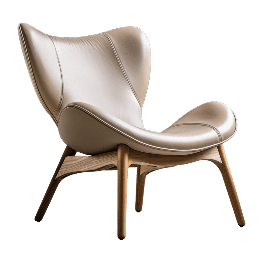 Cozy Leather Swivel Chair - Image 3