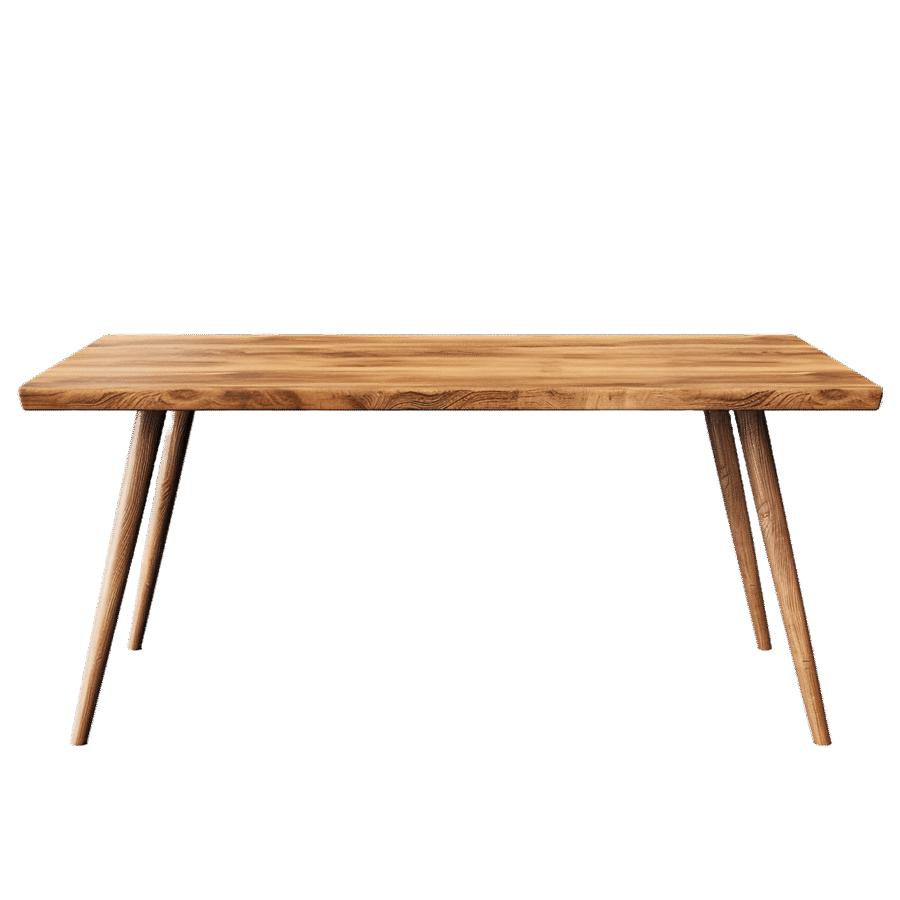 Rustic wooden coffee table - Image 4